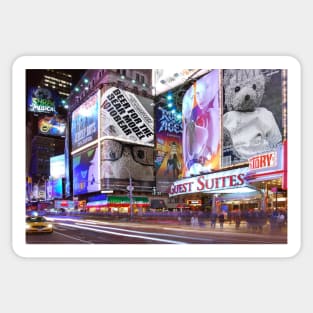 JoJo Bear in times square Sticker